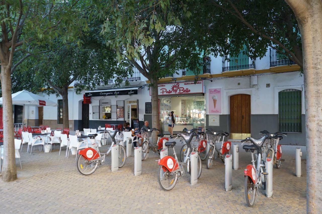 Atico Con Terraza En Alameda De Hercules Seville Exterior photo